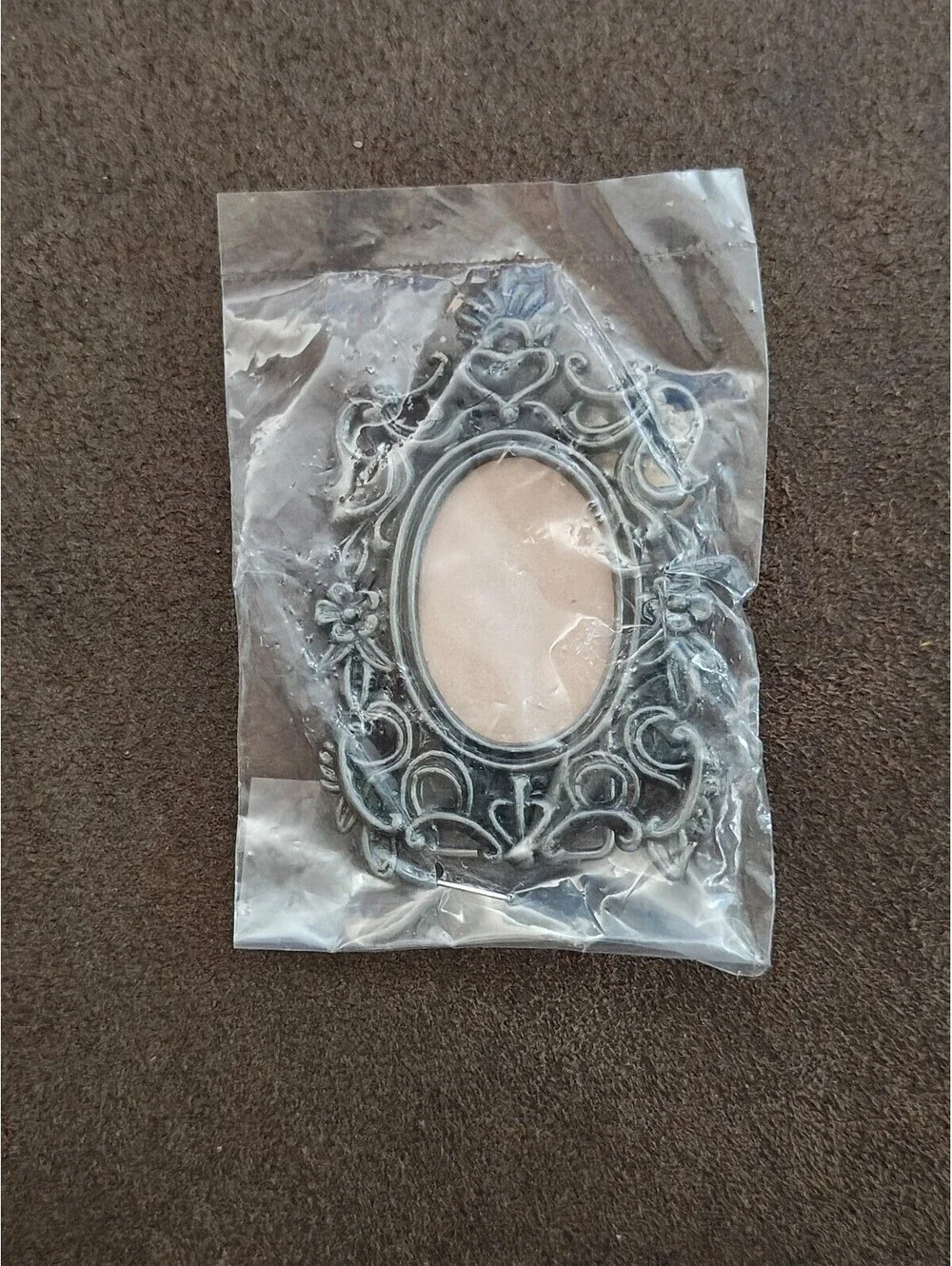 1970s/80s Pewter Tone Ornate Baroque/Victorian/Rococo Style Picture Frame NOS